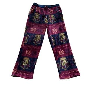 Harry Potter Gryffindor Sleepwear Pants Fleece Pajamas